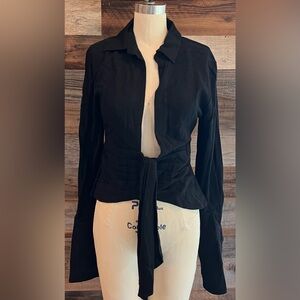 Elegant Black Women's Top